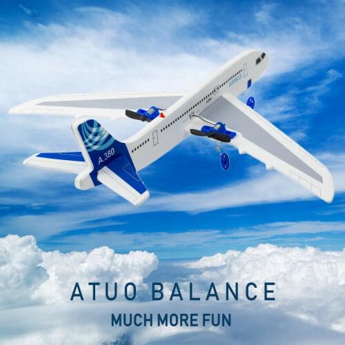 DIY 2.4G 3Ch RC Airplane Fixed Wing Plane Outdoor Remote Control Toys Drone Update Version Digital Servo Propeller