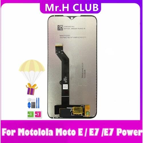 Screen For Motorola Moto E7 Power XT2097 LCD E 2020 Display With Touch Screen Digitizer Assembly LCD For Moto E7 XT2052 XT2052-1
