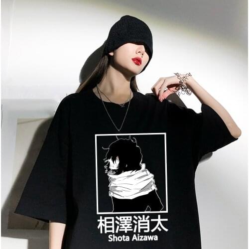 My Hero Academia T Shirt Men Fashion Tshirt Boku No Hero Academia Anime Shota Aizawa t-shirt Graphic Tops Tees Male