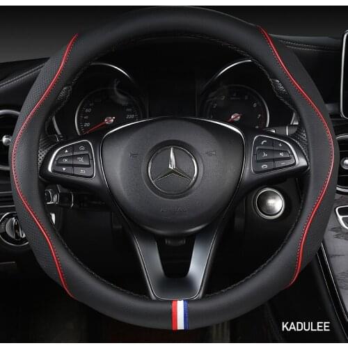 KADULEE Microfiber Leather Car Steering Wheel Cover For Luxgen U7 U5 U6 M7 V7 S5 S6