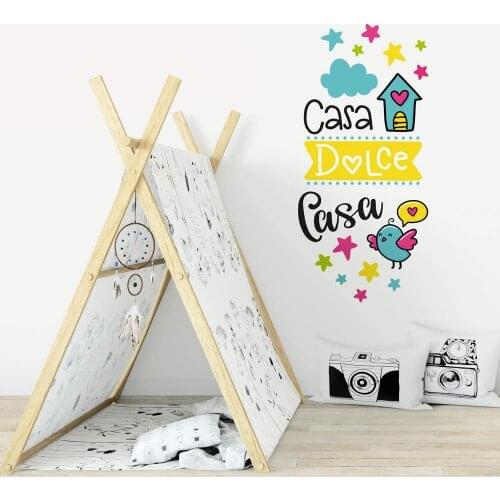 Kina UVB01513 decoration transparent PVC wall stickers for wall aphorisms-measurement 100x25 cm