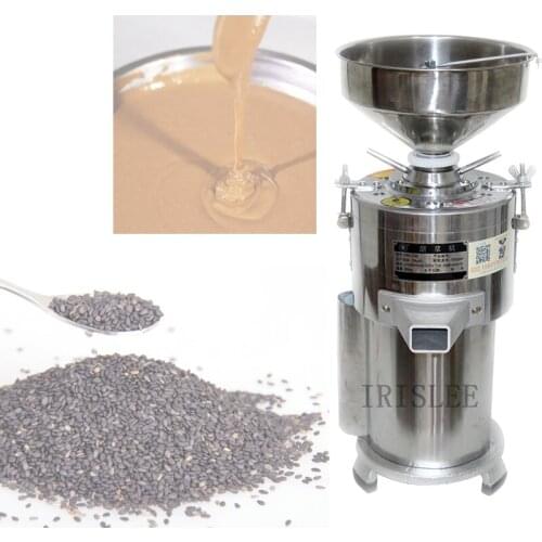 Stainless Steel Peanut Butter Machine Multifunctional Colloid Mill Sesame Paste Cashew Nuts Almond Nut Grinder Food Processor