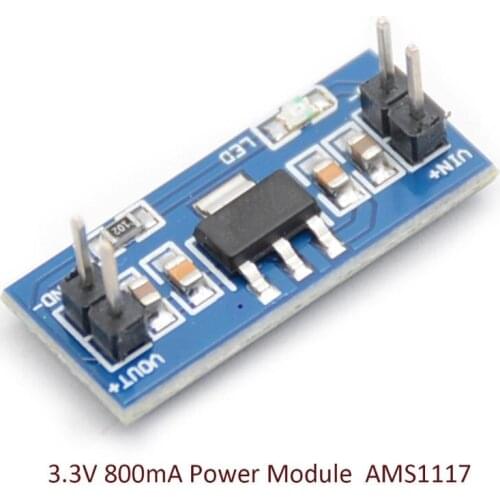 5pcs/lot 3.3V 800mA Power Module AMS1117 with Red Power Indicator