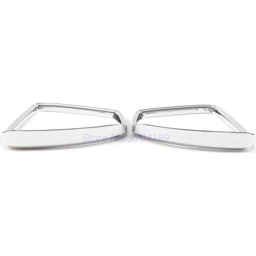 For VW Tiguan MK2 2019 2020 Rearview Mirror Rain Eyebrow Trim Cover ABS Chrome Exterior Modification