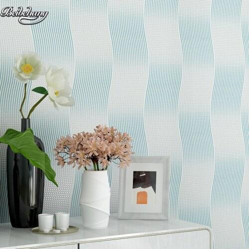 Beibehang Modern minimalist 3D three - dimensional arc PVC wallpapers bedroom living room cafe study TV background wallpaper