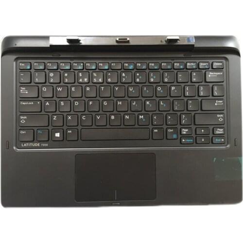 MAORONG TRADING K14A Original Keyboard Base Docking Station for Dell Latitude 7350 Black