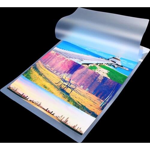 100 Sheets/Pack 6inch 70mic Laminating Film 160x110mm Laminator Flim PET+EVA Material 100Pcs/Pack for Photo/Files/Card/Picture