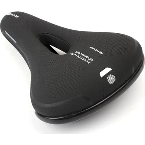 Promend SD-592 Comfort Mountain Road Bicycle Leather Saddle Cycling Seat MTB Bike Accessories Thicken Wide Big Soft Cushion Men