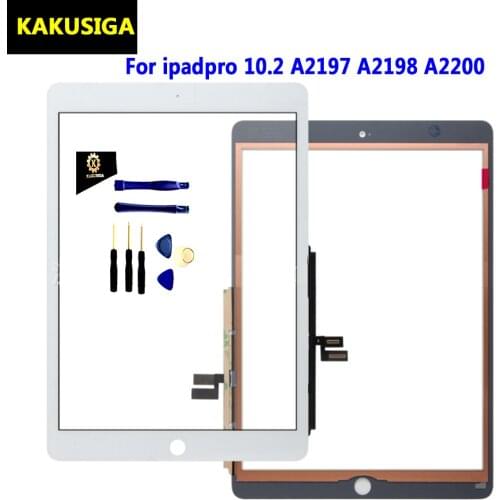 New For iPad 10.2' 2019/2020 Touch Screen Digitizer Glass A2197 A2198 A2200 A2270 A2428 A2429 A2430 +Tools+Tempered Glass