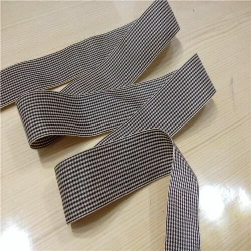 25 38 mm Width 100% polyester Plaid Ribbons scottish Gift bows Tartan Ribbon Garments Accessory E210