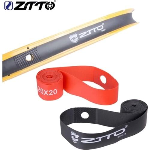 ZTTO 1 Pair Bicycle PVC Rim Tapes 2 colors MTB Road Bike rim Strips For 20 24 26 27.5 29 Inch 650B 700c Bicycle Folding Bicycle