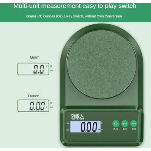 Kitchen Electronic Scale High Precision Gram Measuring Scale Food Jewelry Scale Accurate Baking Scale Household 1G Balance 0.1G