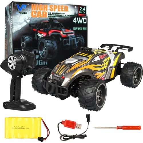 XPower RC Car 4WD Buggy High-Speed Climbing Car Drift 2.4G 1:16 Big Foot Car Strong Climbing ability Remote Control Car Toys