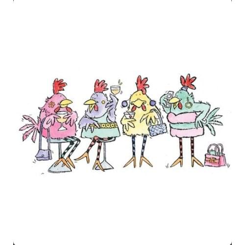 Animal Ms Chicken Transparent Silicone Rubber Stamp And Metal Die Sheet Cling Scrapbooking DIY Cute Pattern Photo Album Stamp