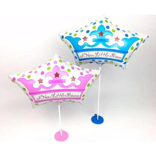 50pcs/lot birthday Balloons Mini Crown Number Balloons Boy&Girl Happy Birthday Decoration Candy Princess Balloon all ages