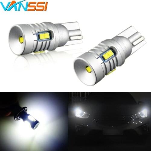 6000K White 1000lm Super Bright 194 W5W T10 LED Canbus Bulbs 12V Car Parking Dome License Plate Light CSP Chipsets T10 Lamp
