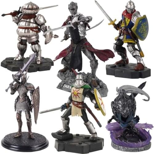 8-25cm Dark Souls II Faraam Knight Artorias The Abysswalker PVC Action Figure Knight of Astora Oscar Collectible Model Toy