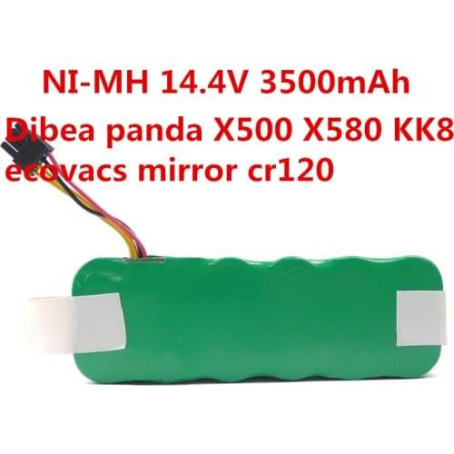 Vacuum Cleaner panda X500 X580 battery Ecovacs Mirror CR120 battery