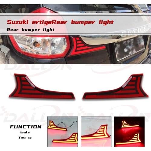 Car LED Rear Bumper Lamp Reflector Tail Brake Light Taillight Lamp Assembly for Suzuki Ertiga 2015 2016 Car Accessories