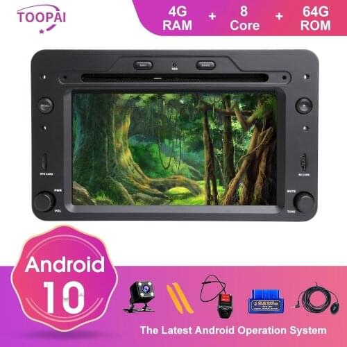 TOOPAI Android 10 For Alfa Romeo Spider Brera 159 Sportwagon Auto Radio Head Unit GPS Navi Car Multimedia Player DVD CD SWC