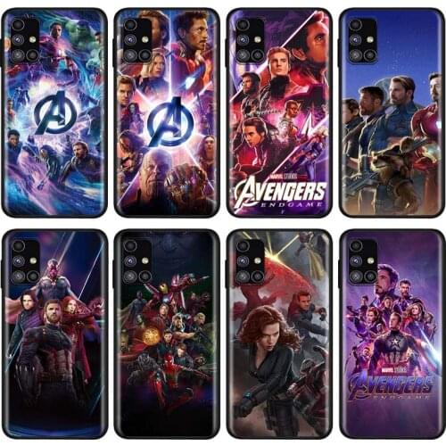Marvel Avengers Heroes For Samsung Note 20 10 8 9 M02 M31 S M60S M40 M30 M21 M20 M10S F62 M01 Ultra Pro Plus Phone Case