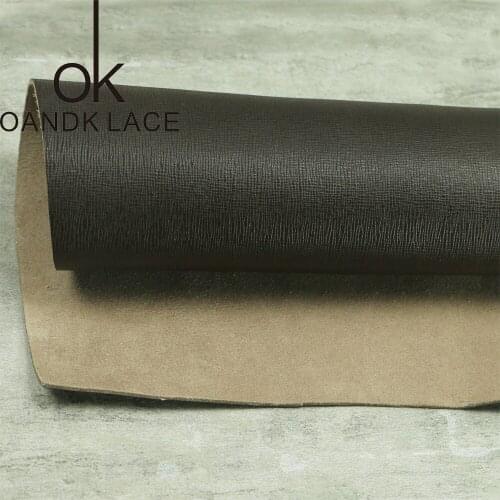 Black coffee oil wax mad horse Paper materials manual diy wallet production of leather leather first layer of leather materials