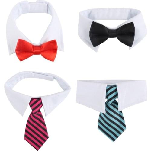 Pets Dog Cat Bow Tie Pet Costume Necktie Collar for Small Dogs Puppy Grooming Accessories Easy to Adjust Safe Material
