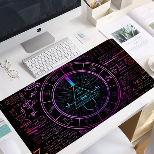 Game Mousepad RGB Personality Mathematician Digital LED Game Accessories Computer laptop mouse padPC keyboard Gamer desk mat