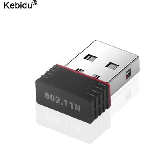 Kebidu RT5370 150Mbps Wireless Adapter 150M USB 2.0 WiFi MT7601 Wireless Network Networking Card 802.11 b/g/n 2.4GHz LAN Adapter