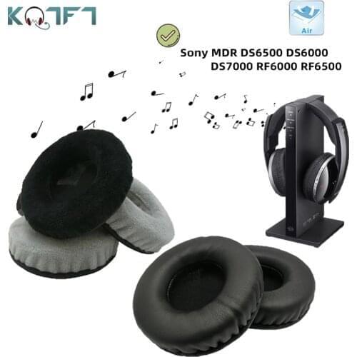 KQTFT Replacement Ear Pads for Sony MDR DS6500 DS6000 DS7000 RF6000 RF6500 Headset EarPads Earmuff Cover Cushion Cups