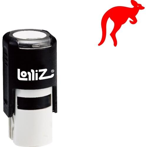 LolliZ Solid Animal Symbol Series Design #38 Self-Inking Rubber Stamp
