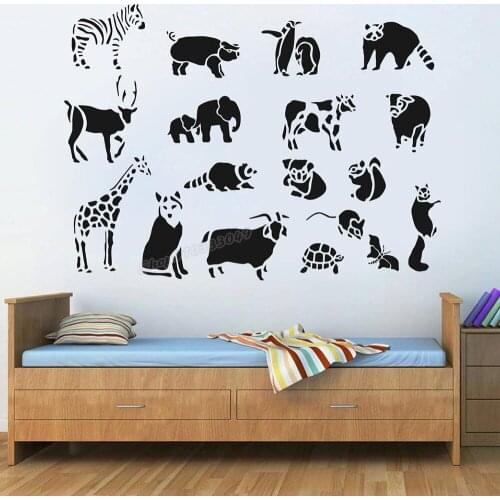 Animals wall decal Kids room animal collage Wall stickers Animal Pets perfect gift for your kids vinyl Kids Room decoration C625