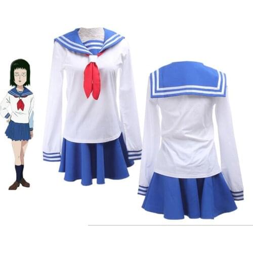 New Anime Mob Psycho 100 Cosplay Costumes Tome Kurata Ichi Mezato Tsubomi Cosplay Japanese School Girl Uniform