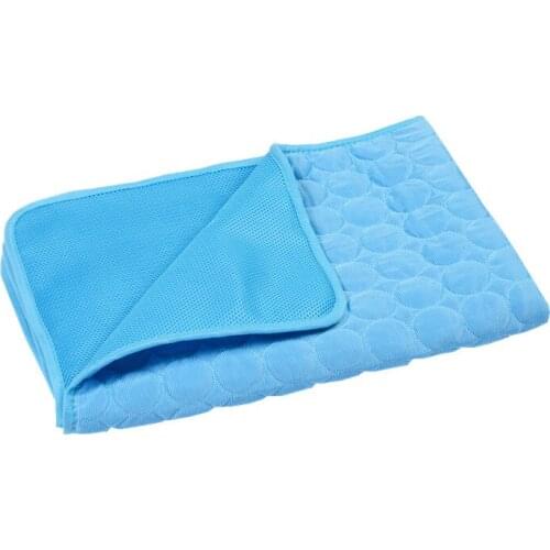 Summer Cooling Pet Mat Absorbable Breathable Dog Bed Sofa for Small Medium Large Dogs Cats Pet Supplies