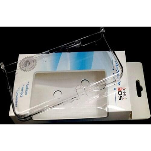 Clear Hard Case Protective Cover Shell Frame for Nintendo Small New 3DS N3DS Transparent Crystal full Body Protector