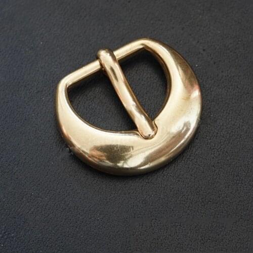 DIY leather craft women belt pin buckle solid brass material inner 18mm 5pcs/lot