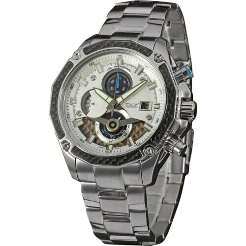 Мужские серебряные часы TFO China At AliExpress