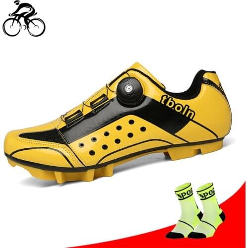 Cycling Shoes Men Zapatillas Ciclismo Self-locking Breathable Mountain Bike Sneakers Ultra-light Athletic Riding Bicycle Shoes