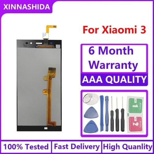 LCD Screen For XIAOMI Mi3 LCD Display Touch Screen With Frame for Xiaomi Mi 3 LCD Display Replacement TD-SCDMA WCDMA Version