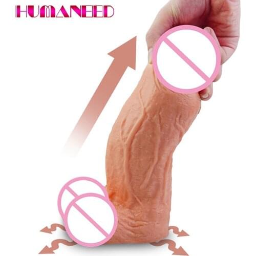 26*8cm Huge Thick Dildo Realistic Big Penis Large Dong Cock Peanut Dick Adult Lesbian Erotic Insert Anal Sex Products For Women