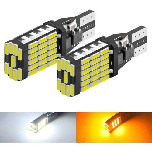 2x W16W T15 LED Bulbs 4014 SMD Canbus OBC Error Free LED Backup Light 921 912 W16W LED Bulbs Car Reverse Lamp Xenon White DC12V