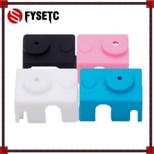 3pcs V6 Silicone Sock 3D printer For E3D V6 PT100 Original J-head hotend 1.75/3.0mm Heated Block Extruder Prusa i3 MK3