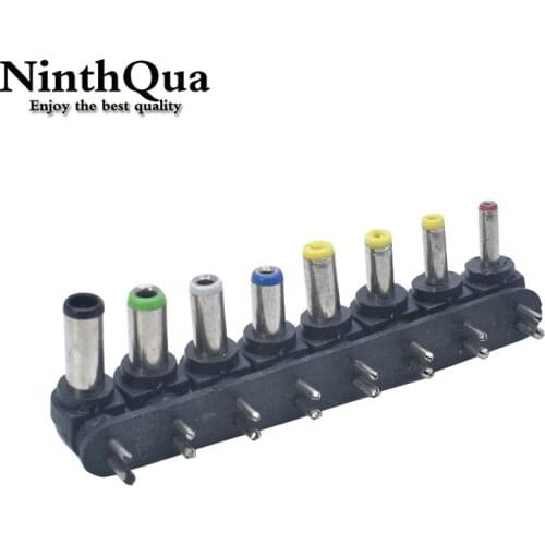 8Pcs/Set Universal DC Power Charger Supply Adapter Jack Plug Connector for Laptop PC DC Plugs for AC Adapter