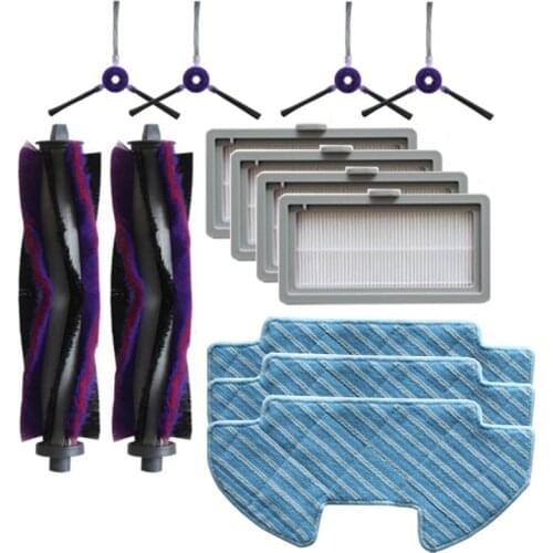 For Midea I5 Vacuum Cleaner Accessories Roller Brush HEPA Filter Mop Cloth Replacement Sweeping Robot Spare Parts