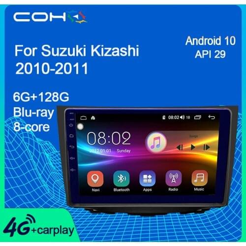 COHO For Suzuki Kizashi 2010-2011 Gps Stereo Car Multimedia Player Radio Android 10.0 Octa Core 6+128G