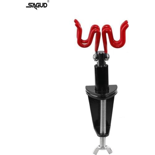 Airbrush Holder Clamped On the Table With Accessories 360-Degree Rotation Hold Up 2 Airbrush for Suporting Body Painting Art