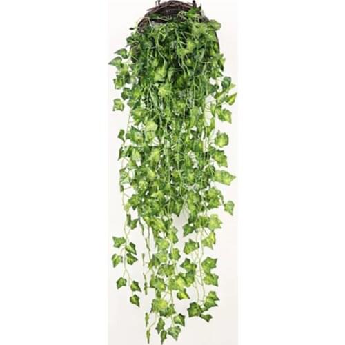 Artificial Green Plants Decoration For Home Decoration Wall Hanging Ivy Leaves Artificial Ivy Vine Leaf Fern Greenery Plants