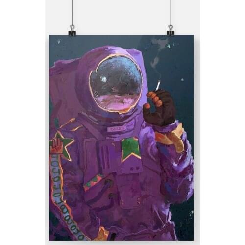 Jotaro Kujo astronaut JoJos Bizarre Adventure anime Canvas poster Painting wall Art decor Living room Bedroom Decoration Prints