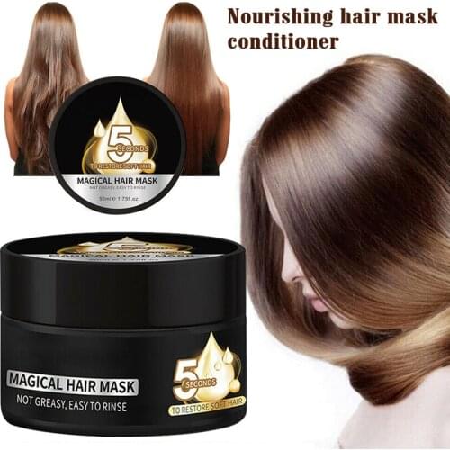 Hot 50ML Magical Treatment Hair Mask Nourishing 5 Seconds Repairs Hair Conditioner Effective Damaged Dry Hair Repair Cream