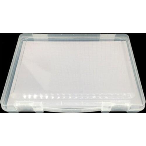 Transparent Plastic A4 Paper Portable Storage Box Sorting Out Bills Office Supplies Folder Rectangular Empty Desktop Sundry Case
